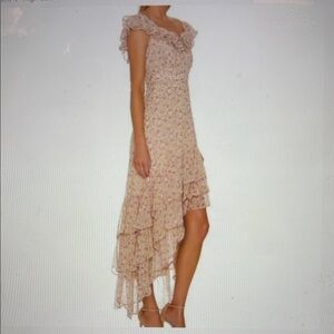 ASTR the Label. Size S Floral Ruffled High-low dress. Wore once